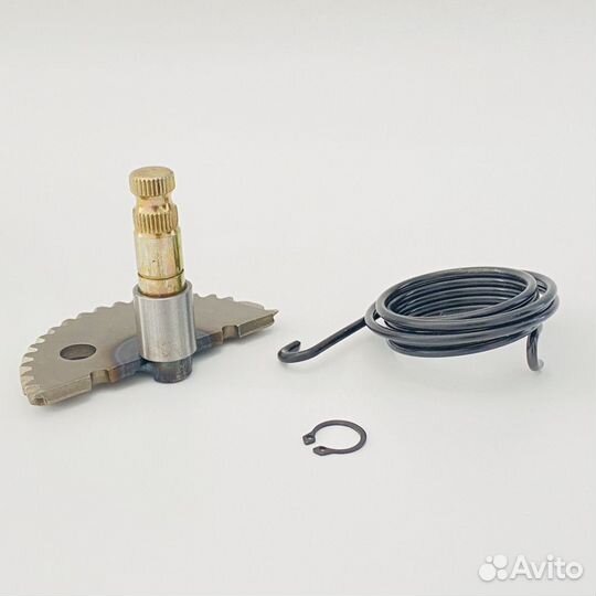 Вал кикстартера 12 с сектором двиг.4х такт.длинн