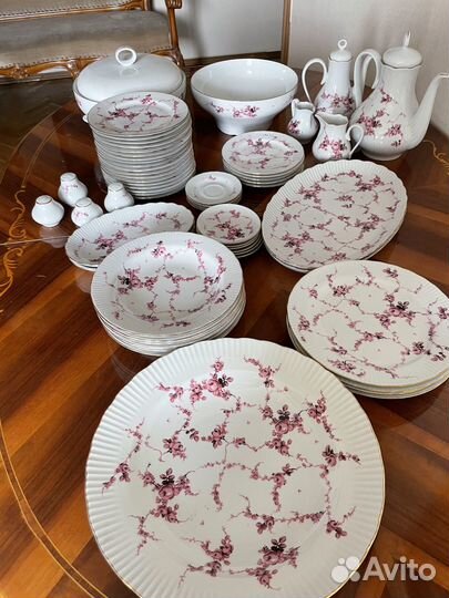 Набор столовой посуды гдр jlmenau на 6 персон