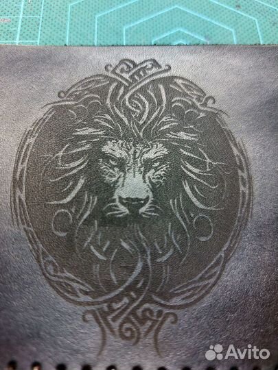 Кошелек из кожи ручной работы, 6 карт + наличные