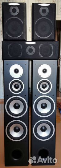 AV-ресивер Yamaha RX-465 + акустика Quadral