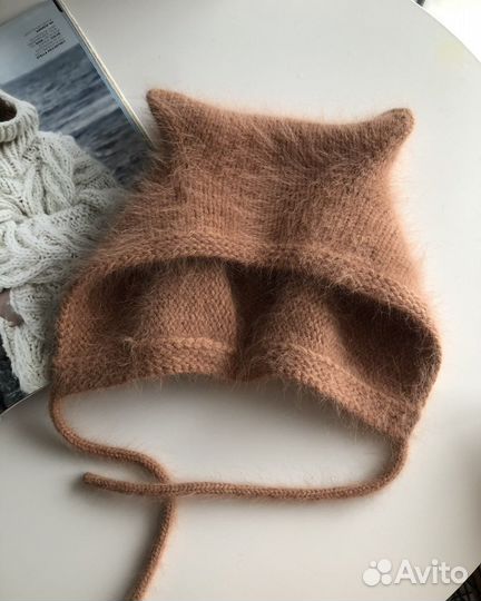 Чепчик из пуха норки