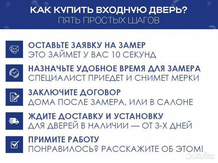 Дверь металлическая новая