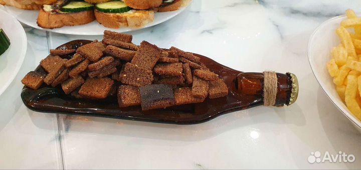 Тарелка из бутылки