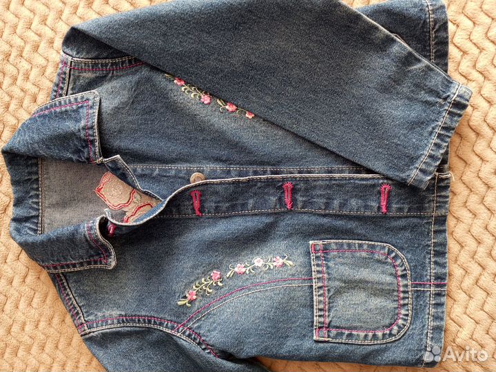 Джинсовка на девочку 98