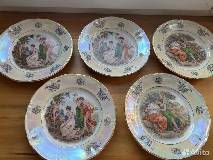 Тарелки из сервиза Kahla Мадонна GDR