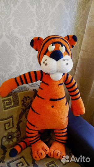 Большая мягкая игрушка,тигр ручной работы