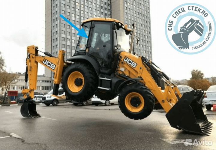 Стёкла на экскаватор Jcb 3cx-4cx-5cx Джисиби