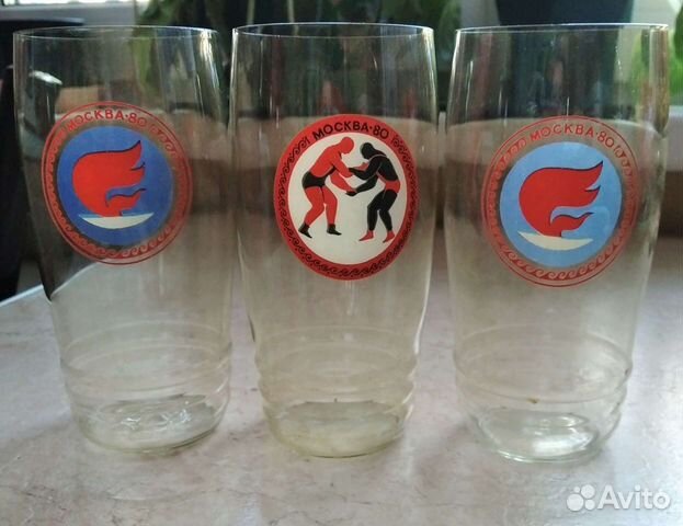 Коллекционные стаканы Олимпиада-80