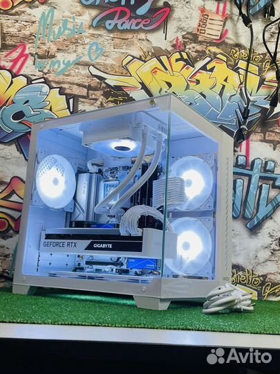 Белый пк Ryzen 7 5700x/32Gb/RTX 3070
