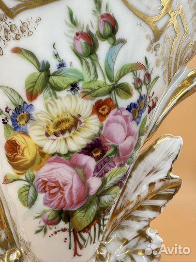 Ваза фарфор Франция антиквариат Jacob Petit