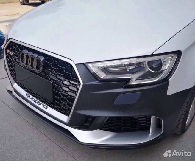 Audi A3 8V бампер передний RS3 рестайлинг