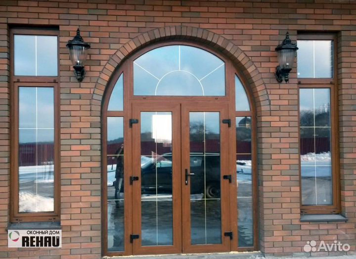 Rehau. Пластиковые окна от 7 дне, входные группы