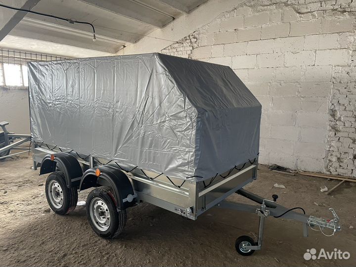 Прицеп сайгак 1,5*3,0 с высоким тентом