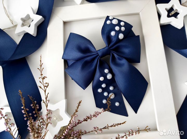 Заколка для волос ручной работы аксессуары в школу