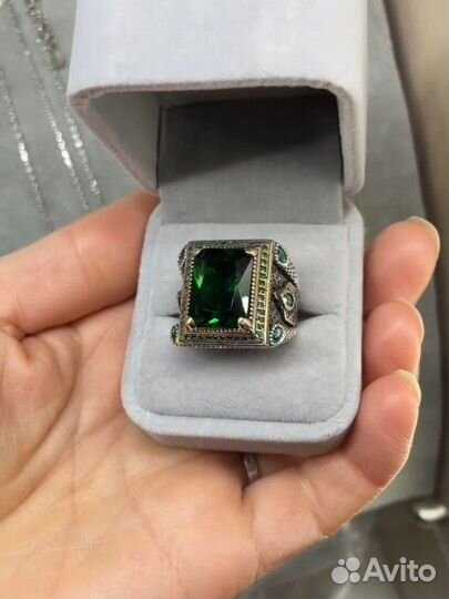 Мужской перстень серебро