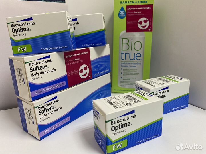 Линзы контактные