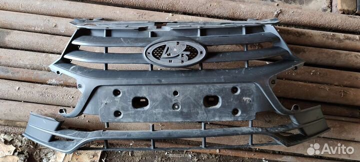 Битый бампер с гранты 2022