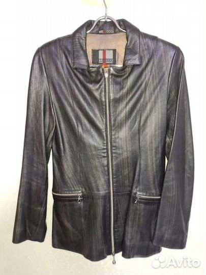 Куртка кожаная женская 46 48 натуральная