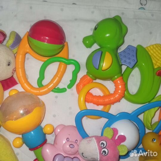 Игрушки погремушки пакетом