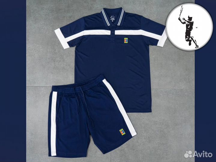 Теннисная форма nike court (шорты+футболка)