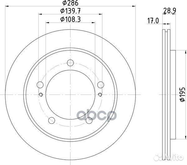 Диск тормозной перед ND9015 nisshinbo
