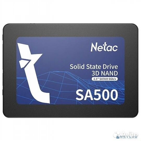 Накопитель SSD Netac SATA III 1Tb SA500 Series 2.5