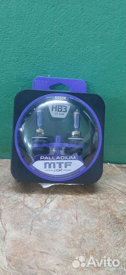 Лампы mtf hb3 12v 65w 5500k