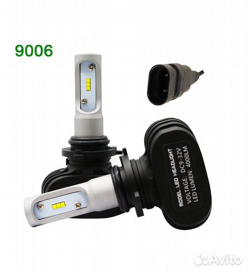 Лампы-LED S1 Headlight HB4 9006 25W 4000LM 6500K