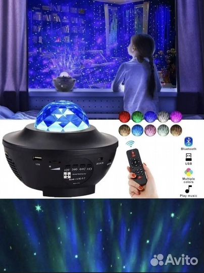 Ночник проектор звездного неба светильник