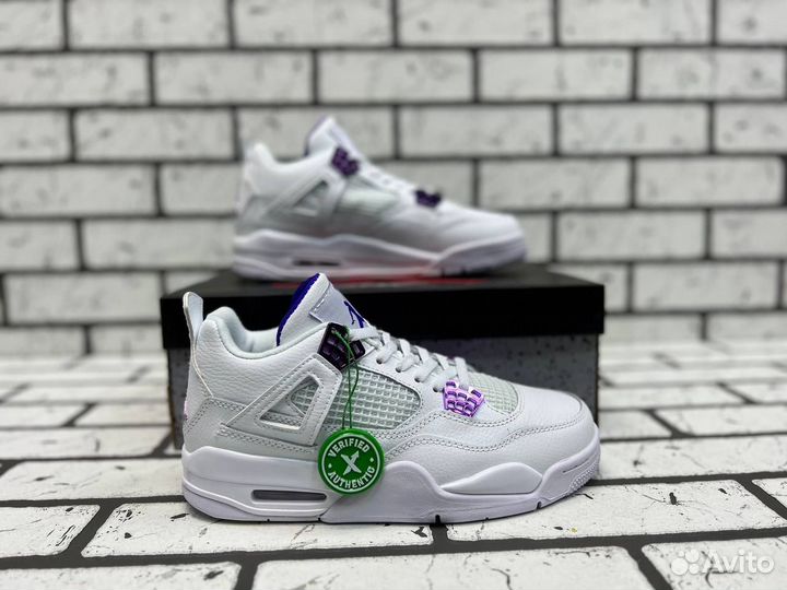 Кроссовки Nike Air Jordan 4 Purple Metallic