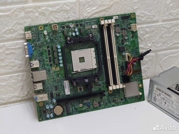 Материнская плата b550 + блок питания