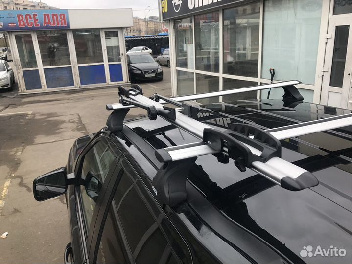 Велокрепление на крышу автомобиля (алюминий)