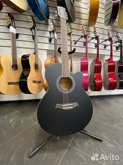 Shinobi HB402AM/BK акустическая гитара