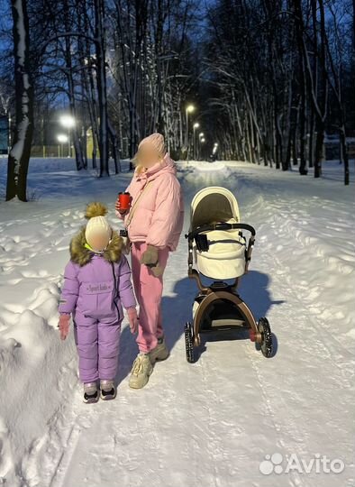 Зимний комбинезон для девочки 116