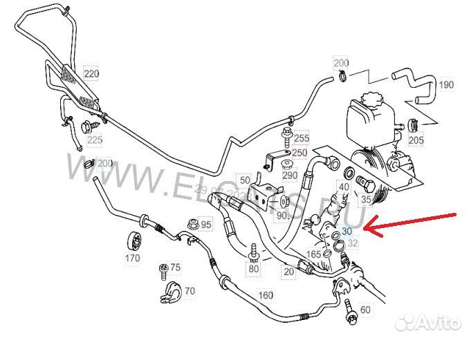 Уплотнительное кольцо A0289973248