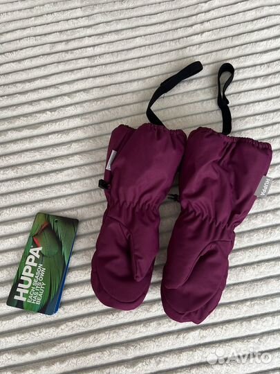 Краги-варежки huppa roy зимние, р. 2, фиолетовые