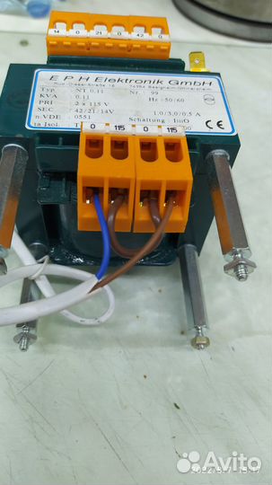 Немецкий понижающий трансформатор 220 на 42/21/14