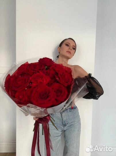 101 роза Букет из 21 розы 5 19 35 41