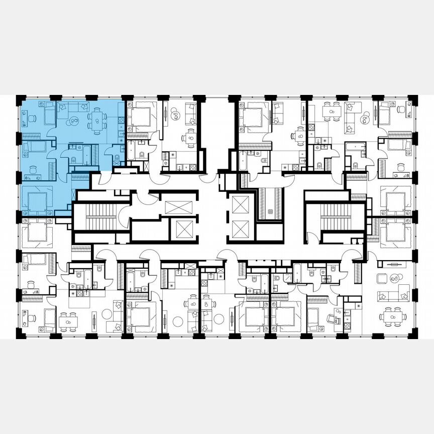 4-к. квартира, 75,1 м², 44/64 эт.