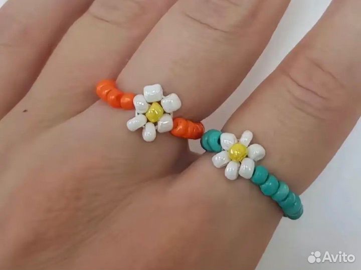 Колечки из бисера