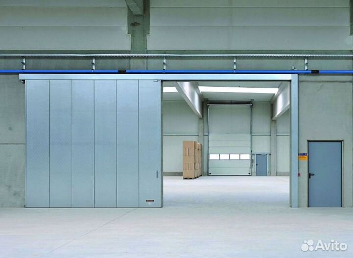 Откатные противопожарные ворота EI60 / EI90