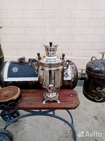 Самовар советский на дровах