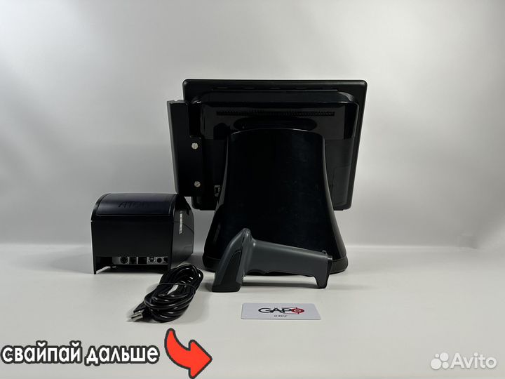 Pos моноблок + касса атол и сканер под iiko