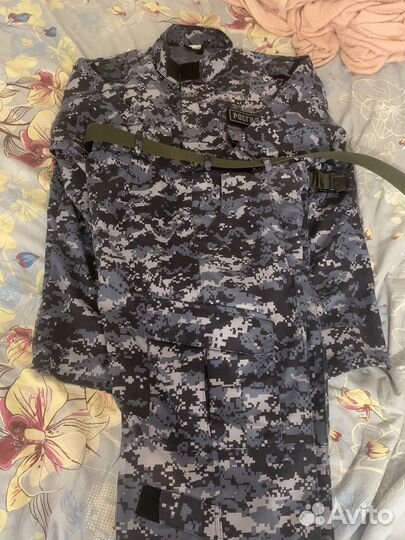 Форма росгвардии синяя точка летняя