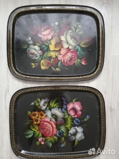 Поднос металлический СССР