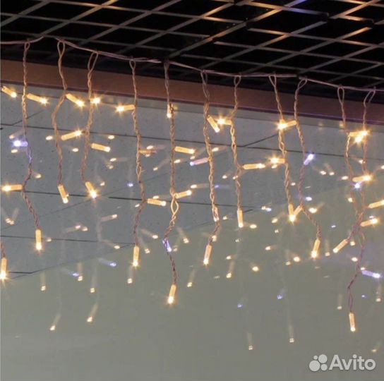 Освещения бахрома зановес водопад