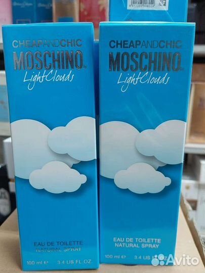 Туалетная вода moschino Light Clouds
