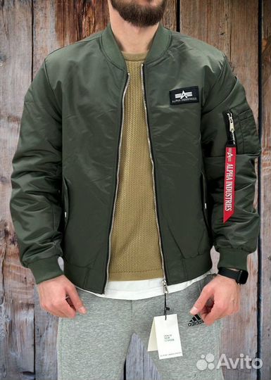 Бомбер alpha industries 46-54