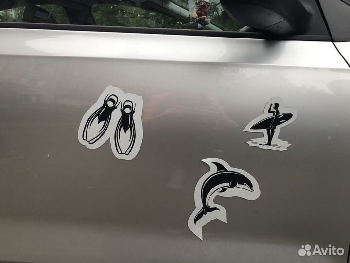 Магнит на машину(замена наклеек)