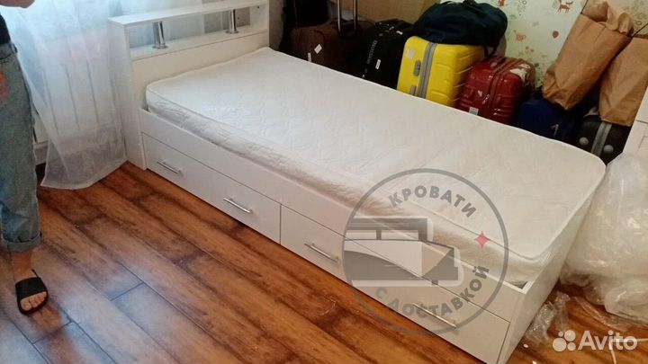 Кровать 90 200 с ящиками